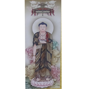 서있는 부처님족자(45cm x 139cm))/석가모니/불교용품