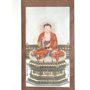 앉은부처님 그림/부처님족자/풍수인테리어/블화/석가모니